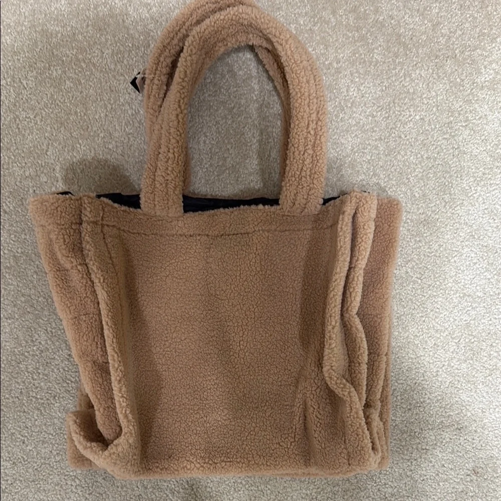 Victoria's Secret Tan Canvas Tote Bag with Logo - Picture 2 of 5